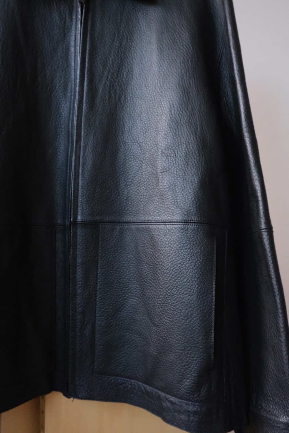 DKNY Core Black Leather Jacket 상품이미지4