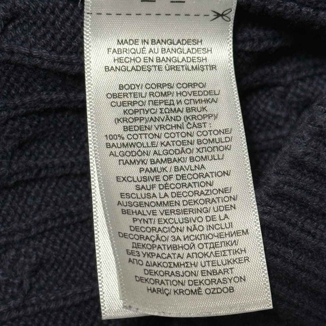 XL 폴로랄프로렌 레드 포니 여성용 네이비 케이블 니트 상품이미지6