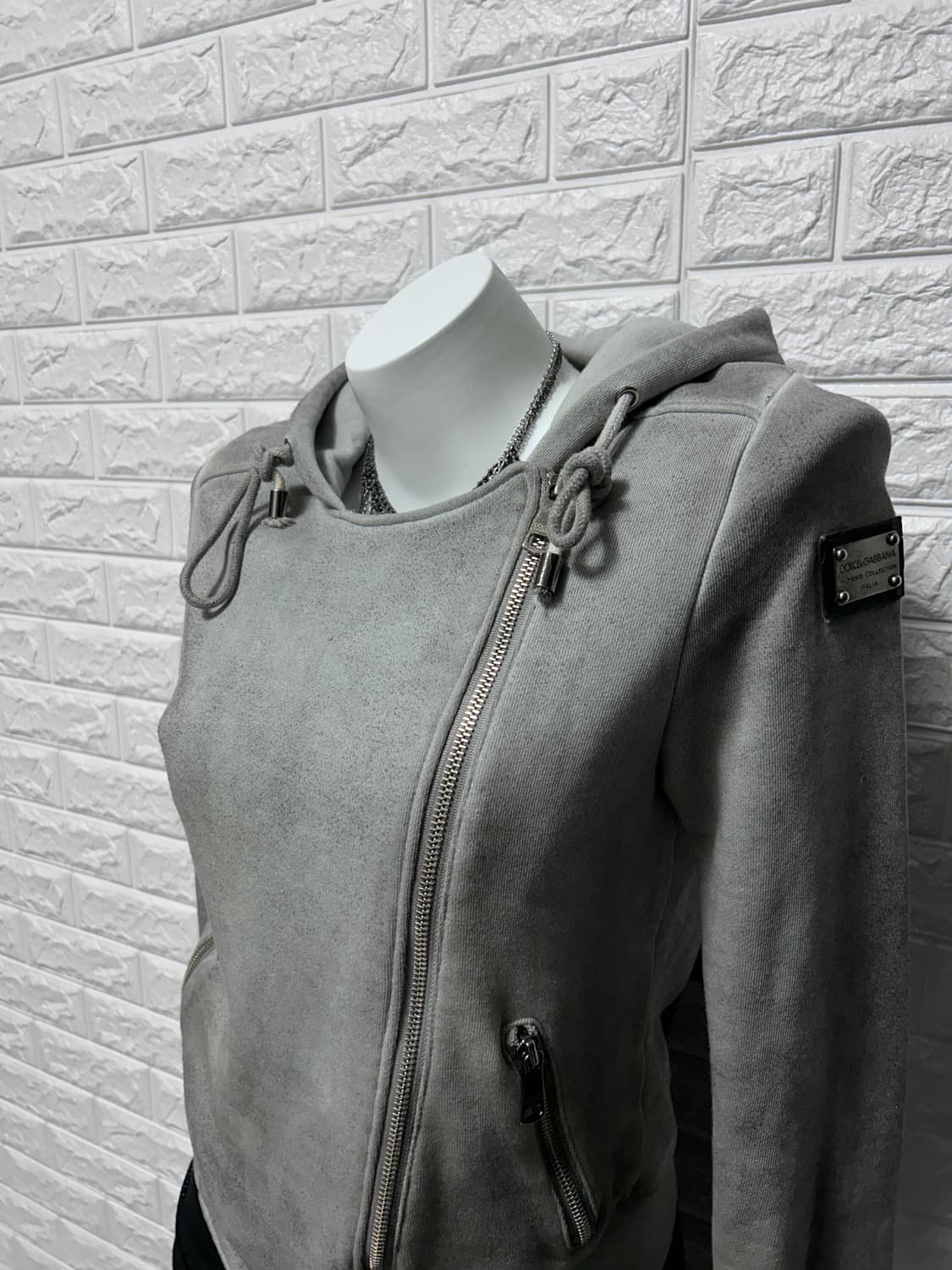 돌체앤가바나 더티 워싱 후드집업 상품이미지2