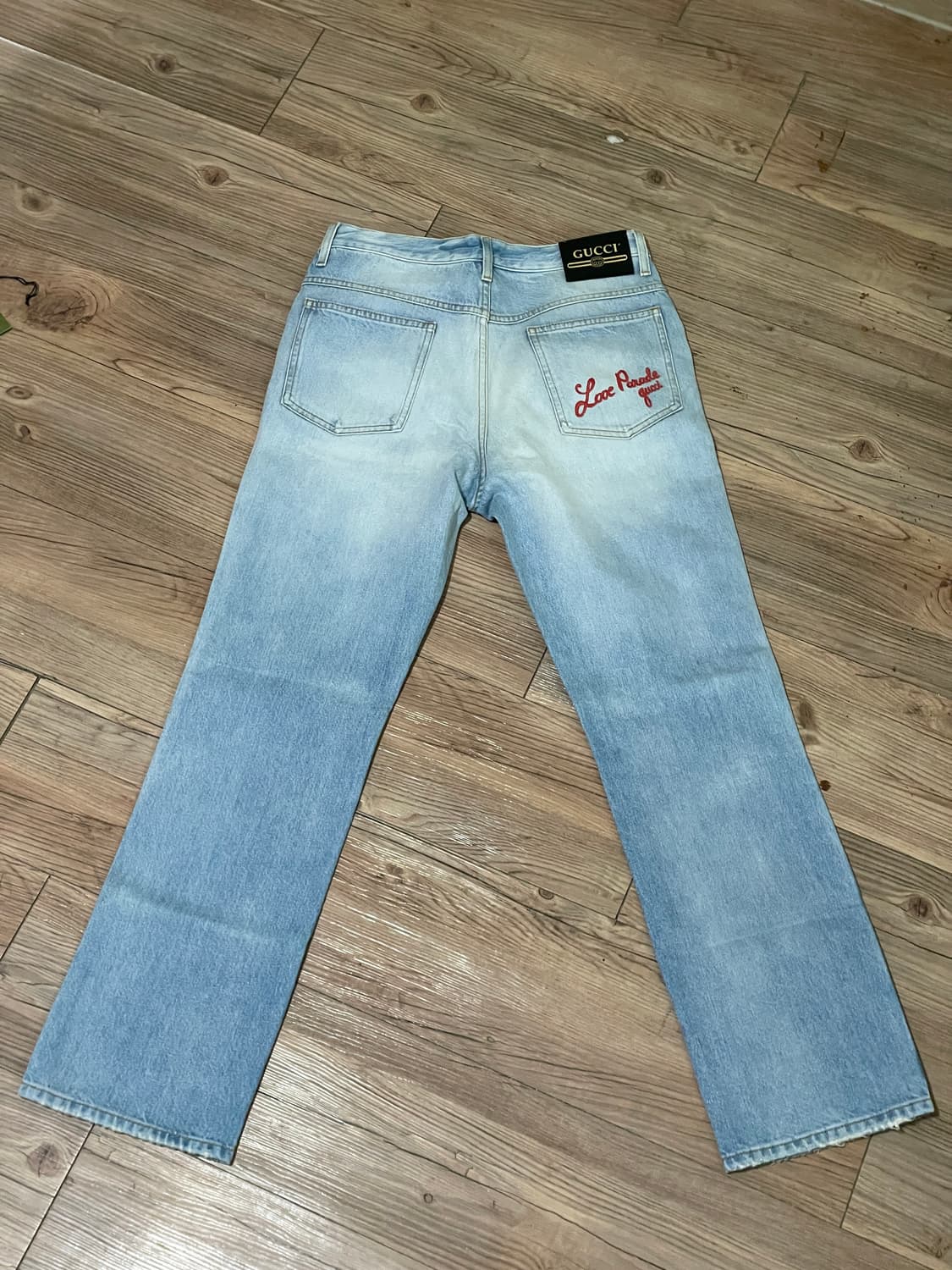 [무배]구찌 스트레이트 연청 상품이미지2