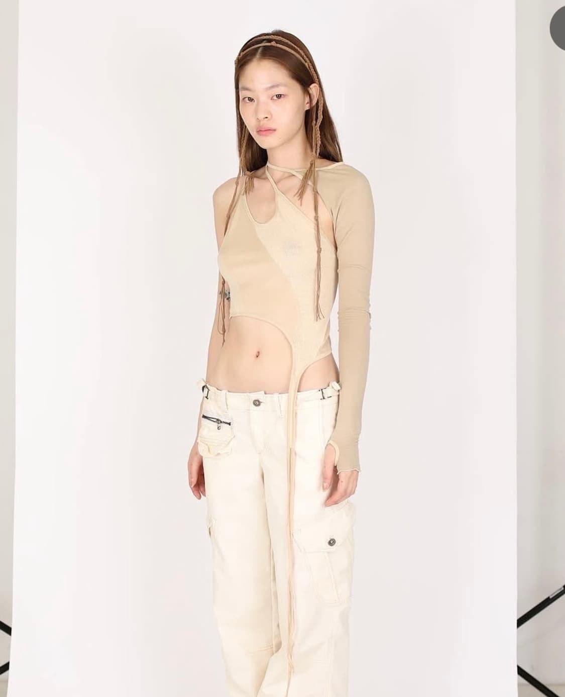 혜인서 슬리브리스 탑 0사이즈 상품이미지1