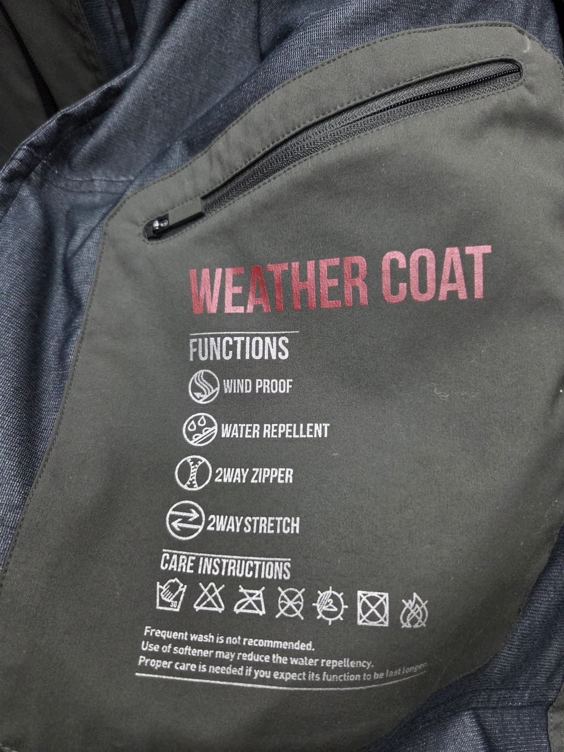 코오롱스포츠 기능성 웨더코트 상품이미지6