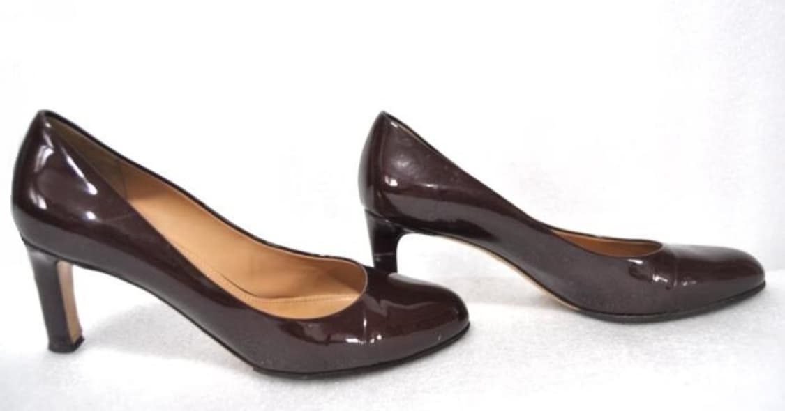 페레가모/여성에나멜펌프스구두(사이즈240)정품 상품이미지3