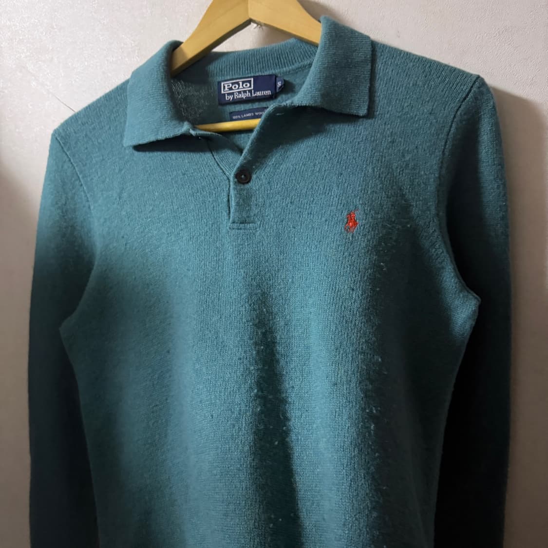폴로 랄프로렌 램스울 긴팔카라티셔츠 (여성 55정도) 상품이미지8