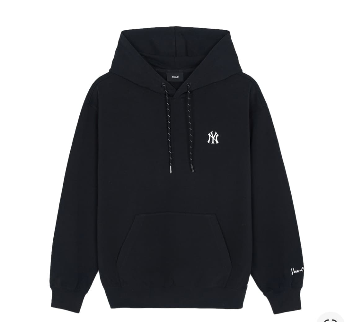 MLB x 카리나 오버핏 후드티 블랙 상품이미지1