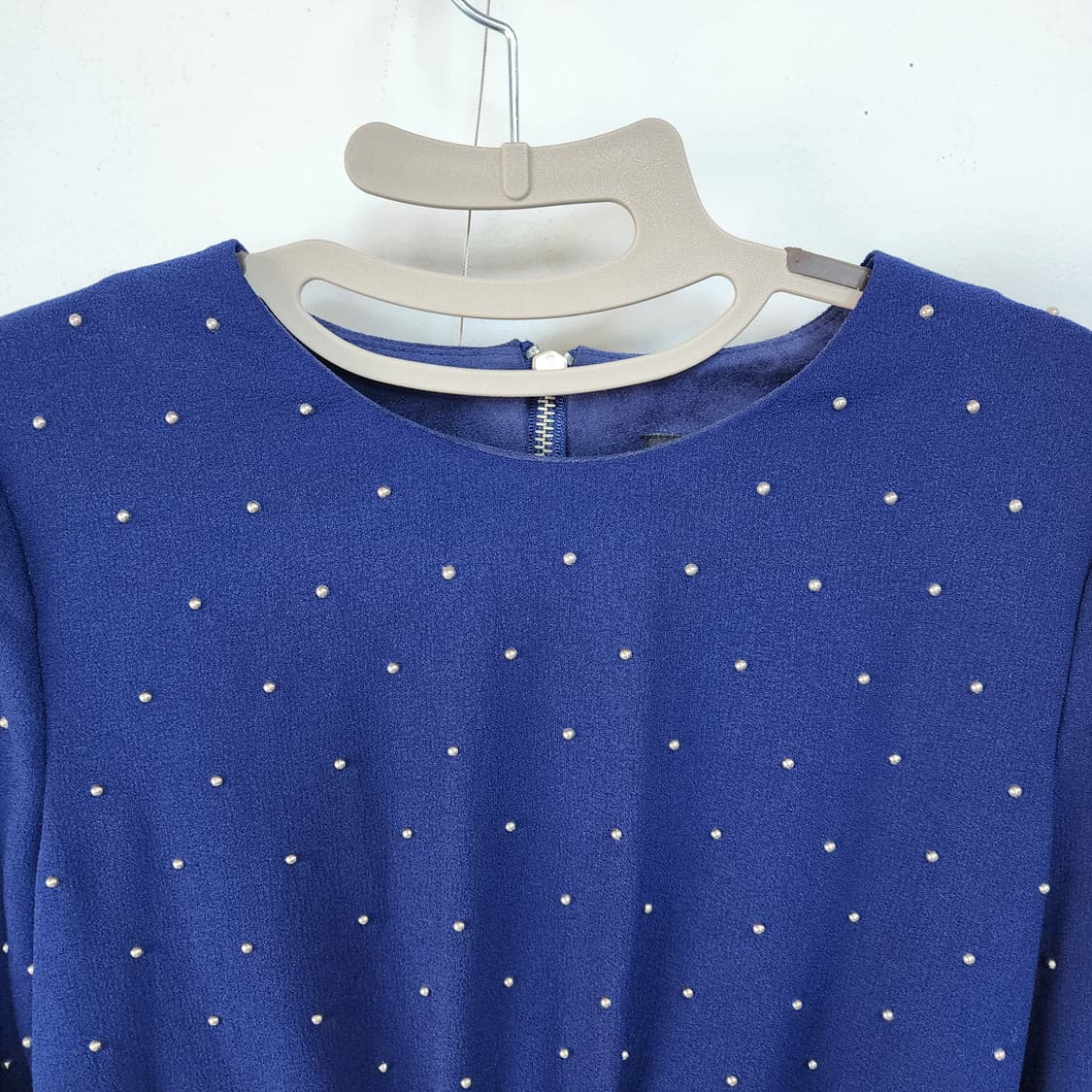 베네통 네이비 도트 원피스 상품이미지2