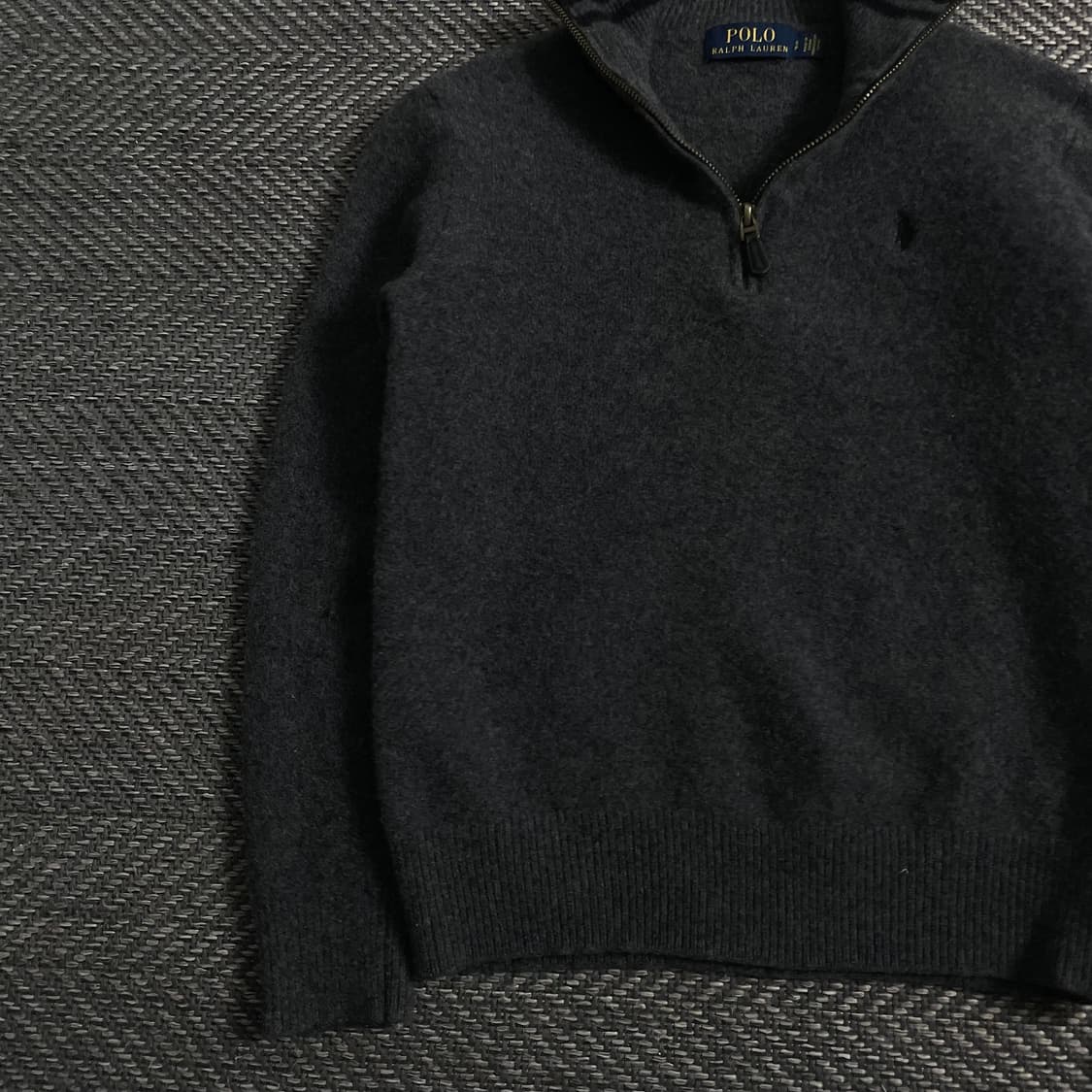 폴로 랄프로렌 우먼스 그레이 하프집업 니트 스웨터 y 3910 상품이미지4