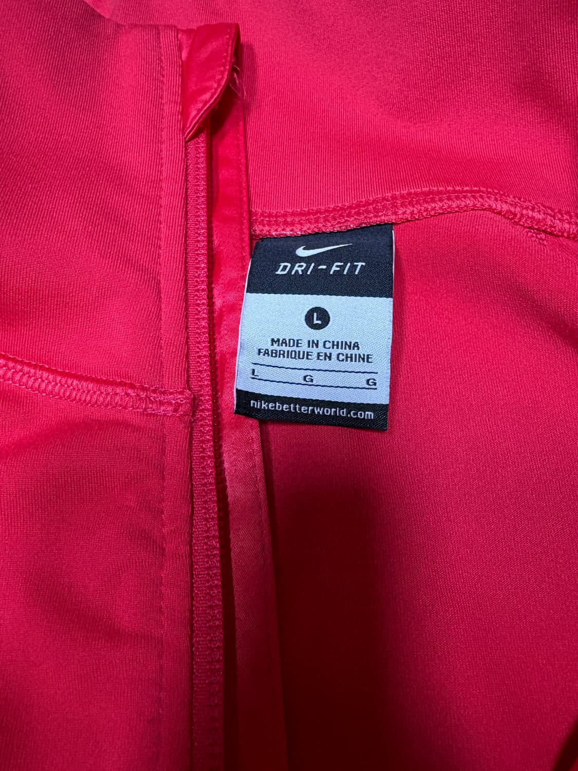 나이키 여성 드라이핏 집업 져지 L 상품이미지4
