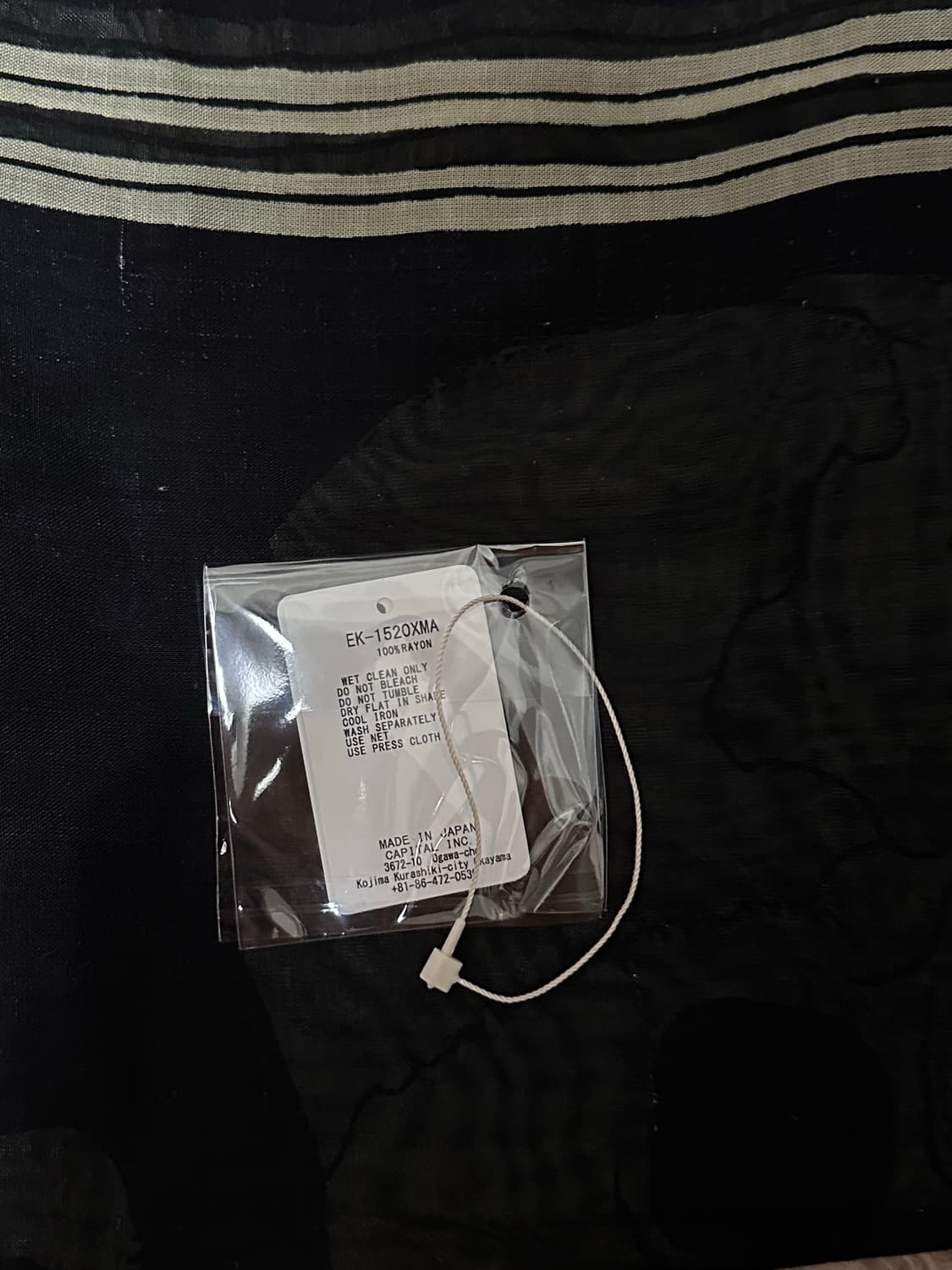 캐피탈 스컬 스카프 상품이미지3