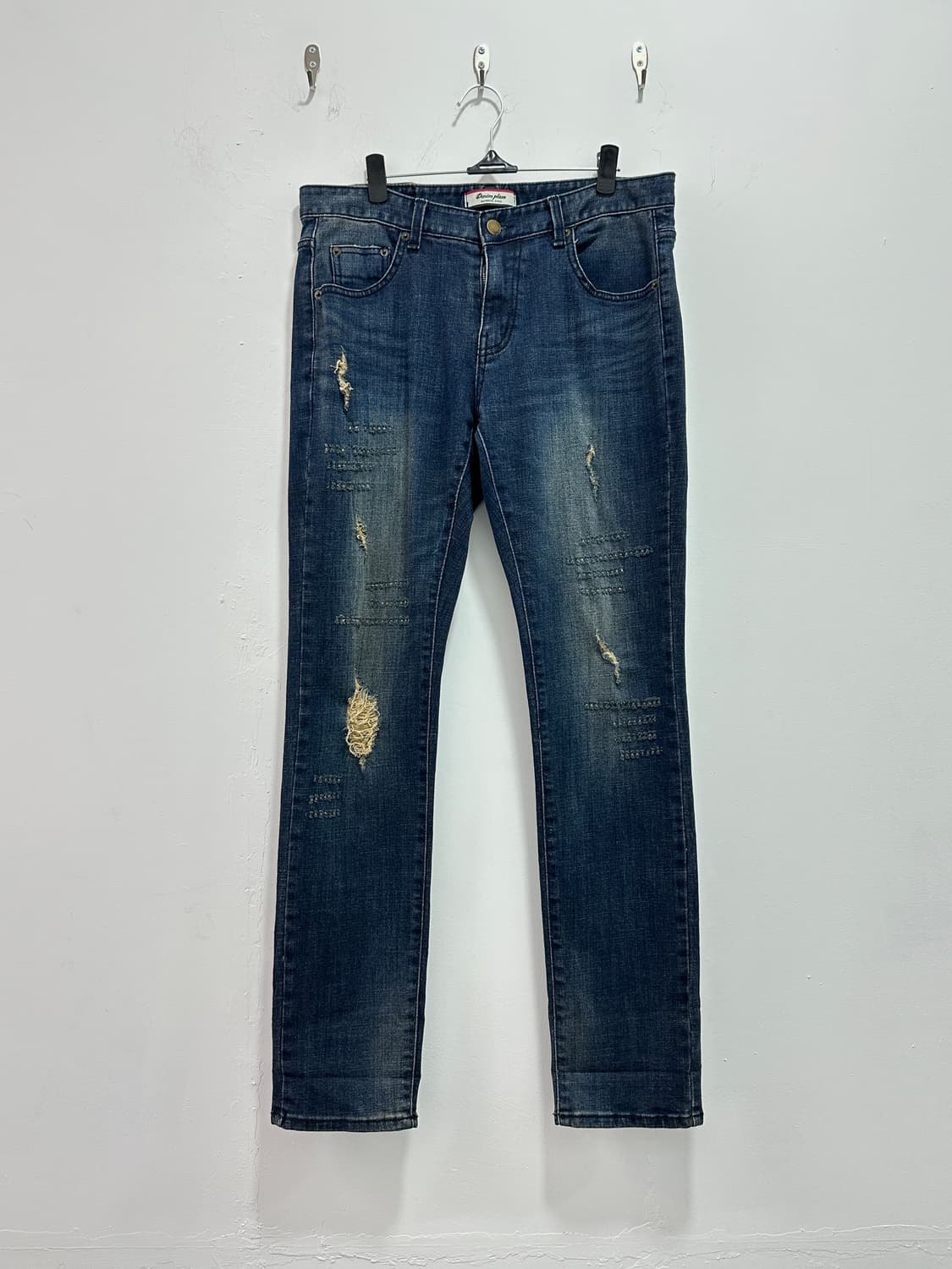 Vintage distressed denim pants 상품이미지3