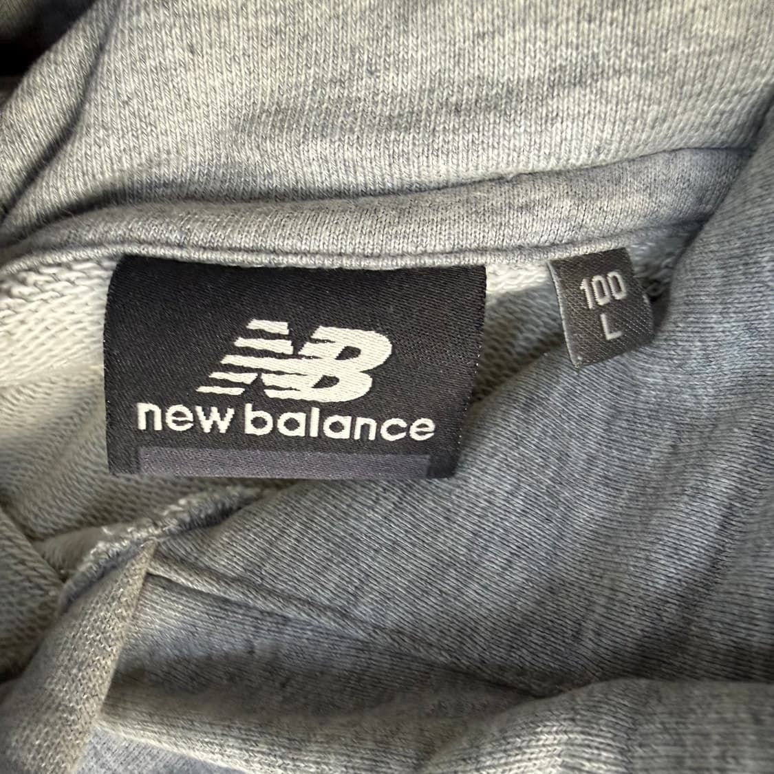 L 뉴발란스 스몰로고 후드티 0121T1 상품이미지3