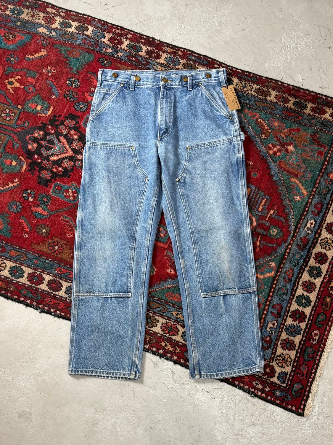 00's OG 칼하트 데님 더블니 칼하트 워크팬츠 썩블니 상품이미지1