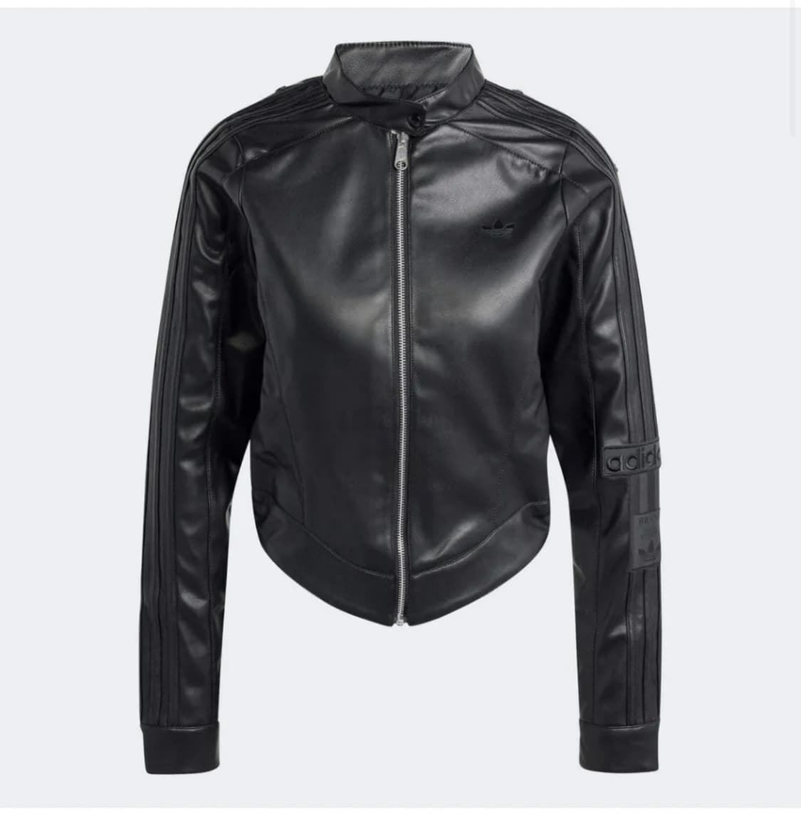 아디다스 레어 레더 크롭 자켓 레이싱 자켓 상품이미지3