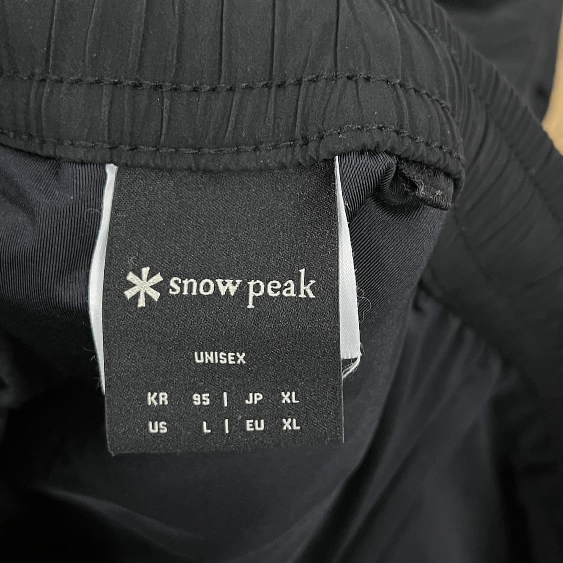 [정품/95] 스노우피크 블랙 이지 트레이닝 바지 b16 상품이미지4
