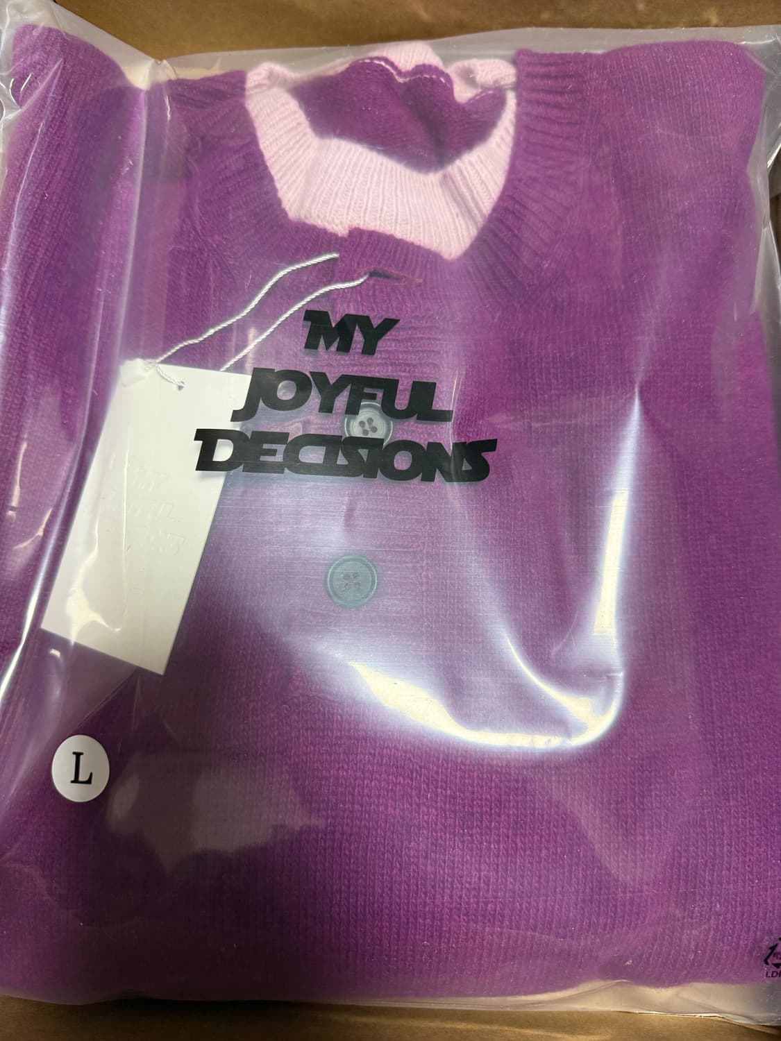 [L] mjd 크롭 니트 마젠타 상품이미지2