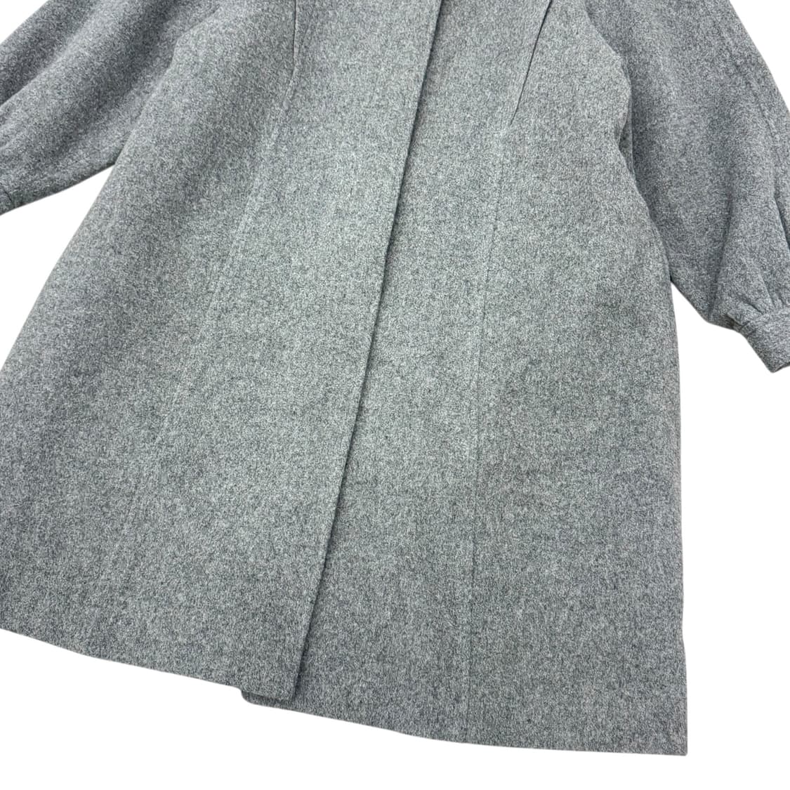 JPN 램스울 그레이 하프코트 상품이미지4