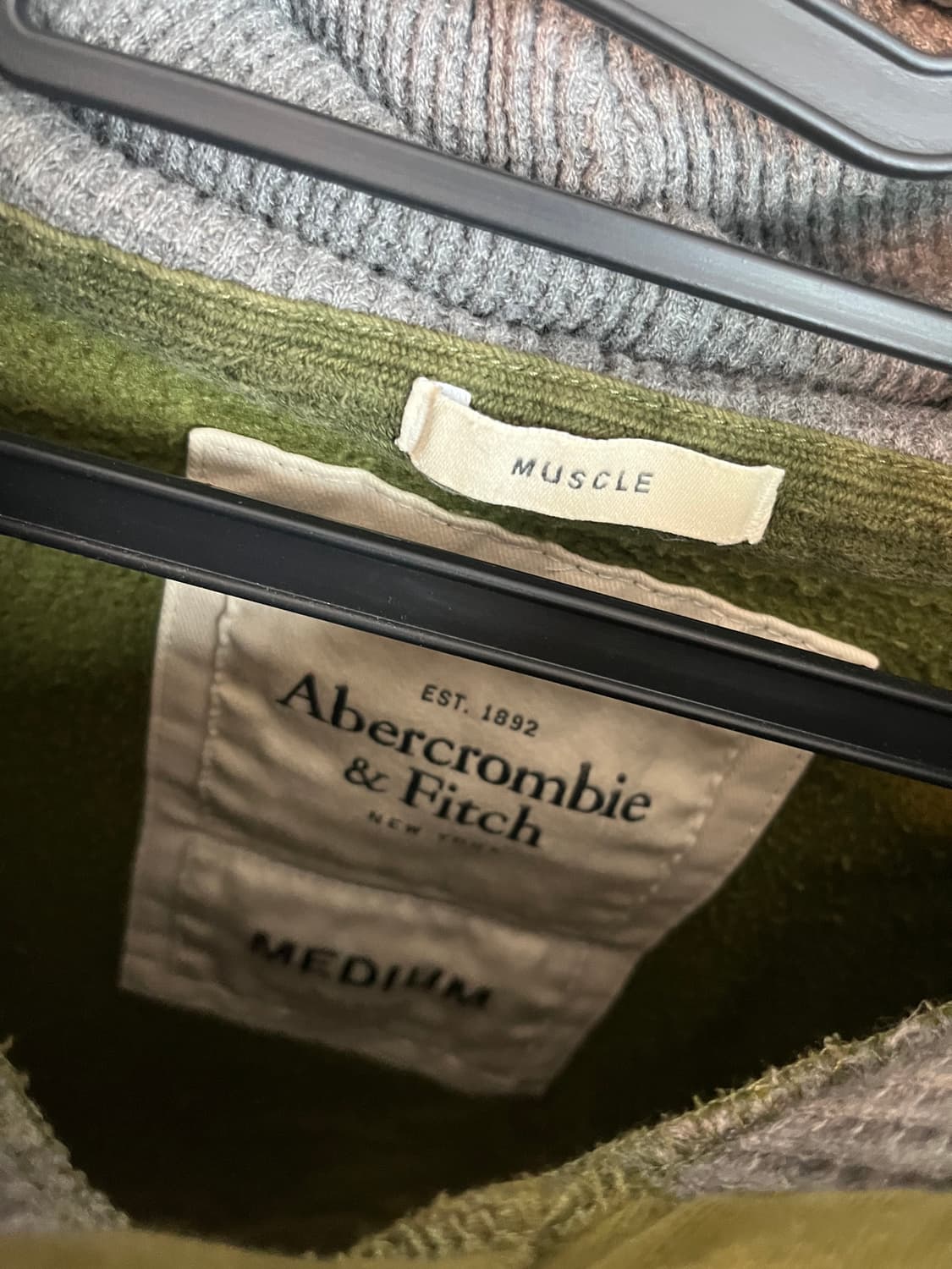 아베크롬비 올리브 후드티 [M] 상품이미지4