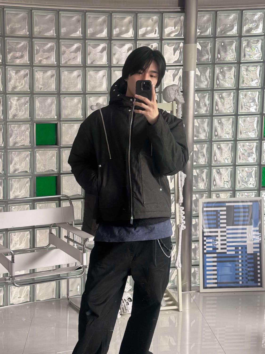 Stud Form Padded Jacket 스터드 폼 패디드 자켓 상품이미지2