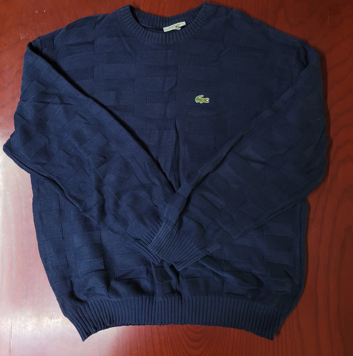 90년대 빈티지 라코스테 네이비 니트 상품이미지1