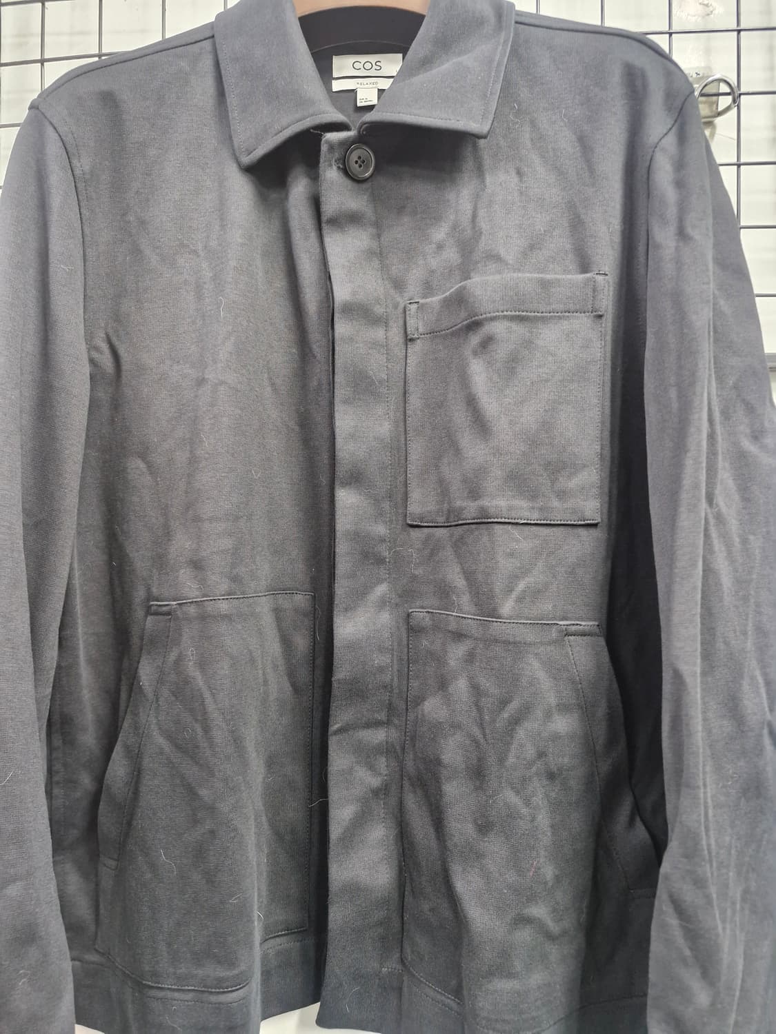 105XL COS 코스 미니멀 워크웨어 자켓 검정. 상품이미지5