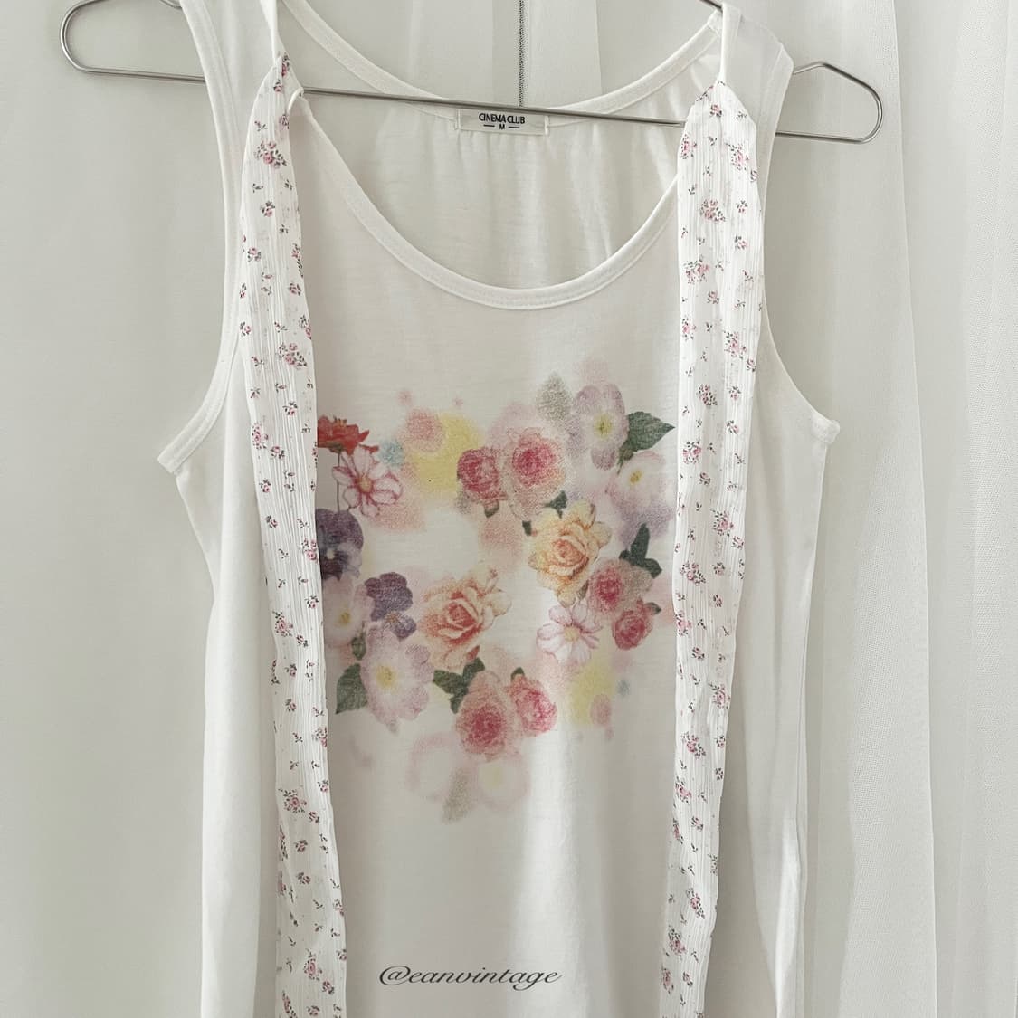 cinema club flower ribbon sleeveless 상품이미지3