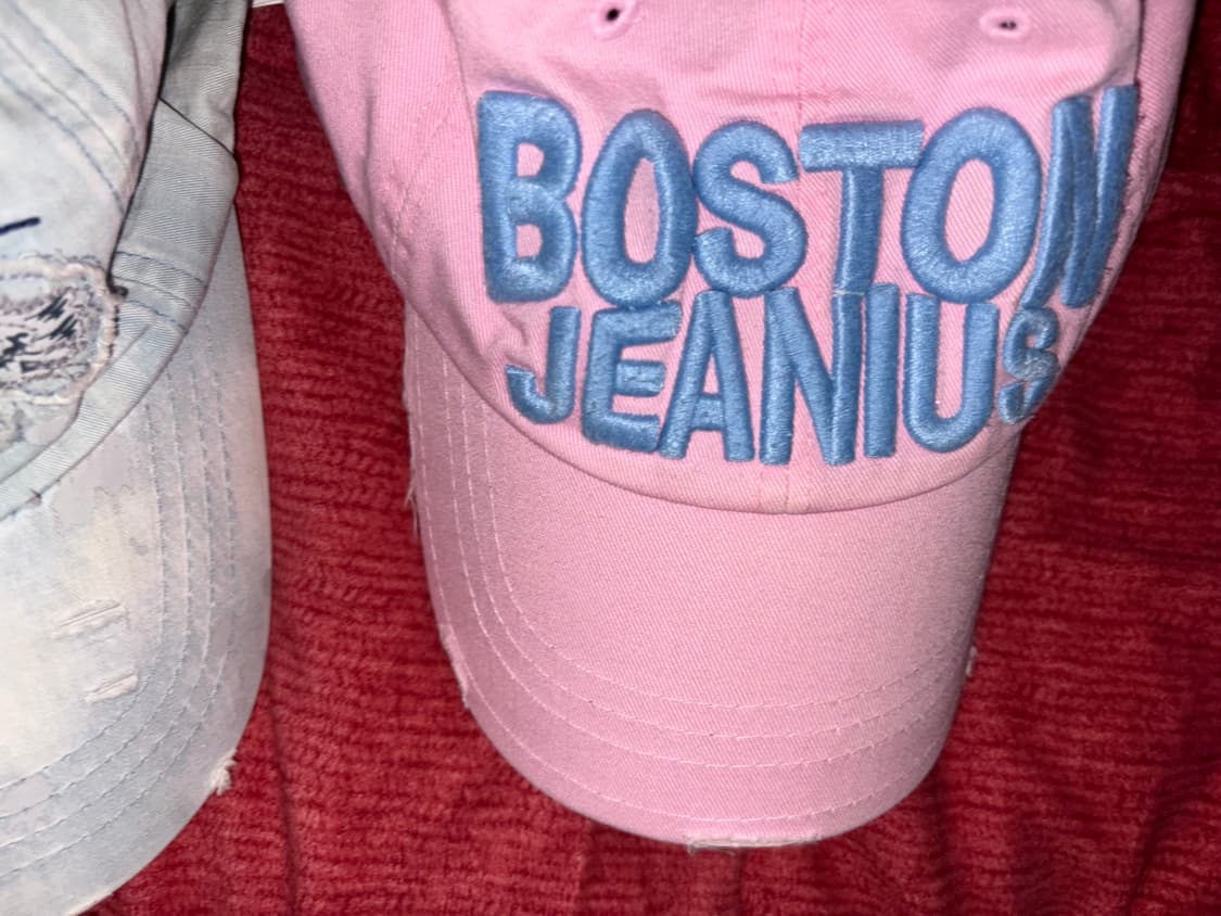 y2k깔 모리걸 아메리칸 빈티지 보스턴 슈팅스타 딸기우유맛 볼캡 모자 상품이미지4