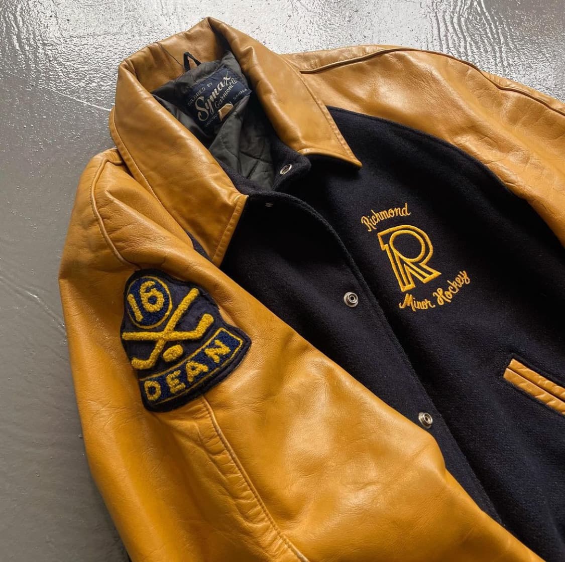 80s 빈티지 바시티 자켓 상품이미지6