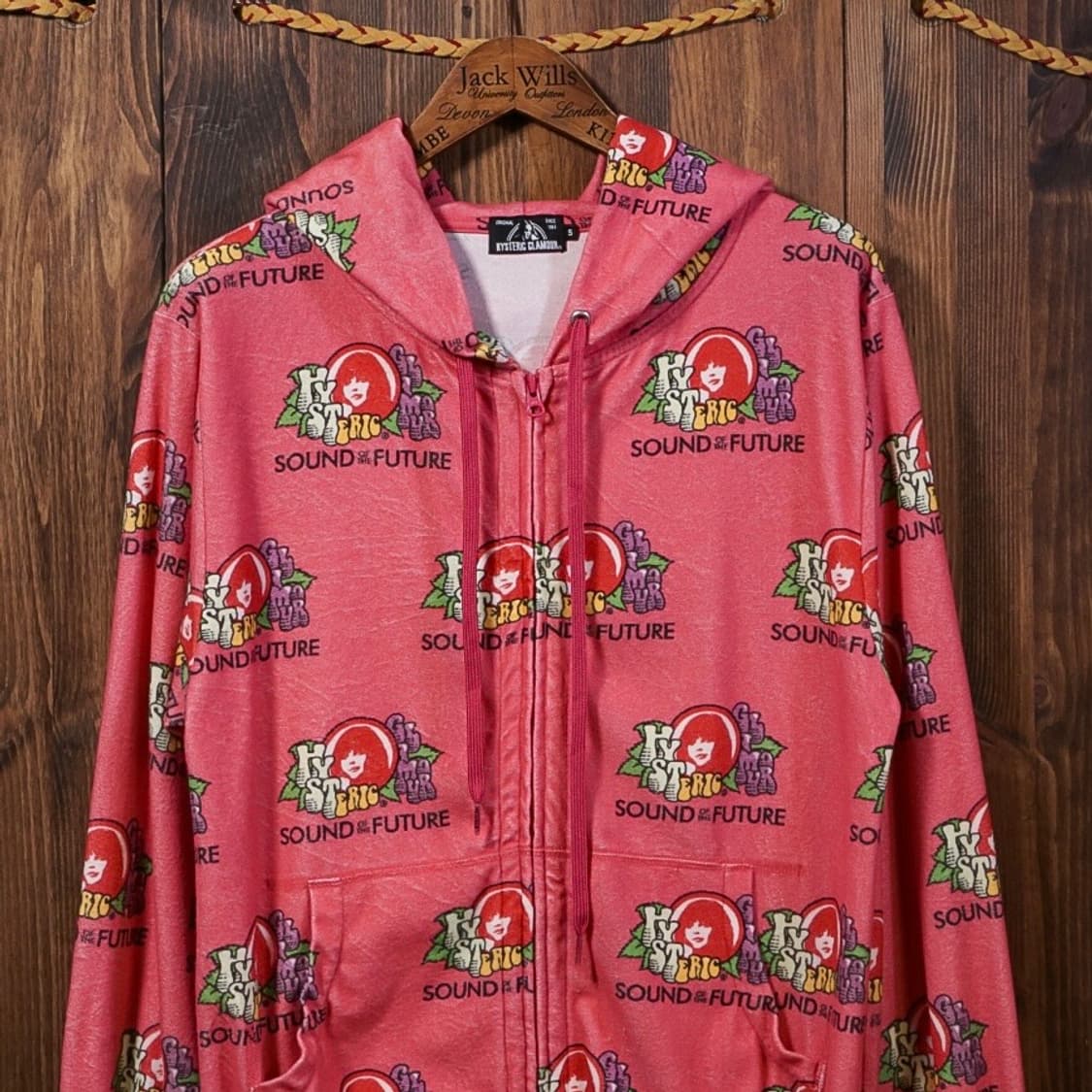 히스테릭 글래머 SOUND OF FUTURE 후드집업 상품이미지1