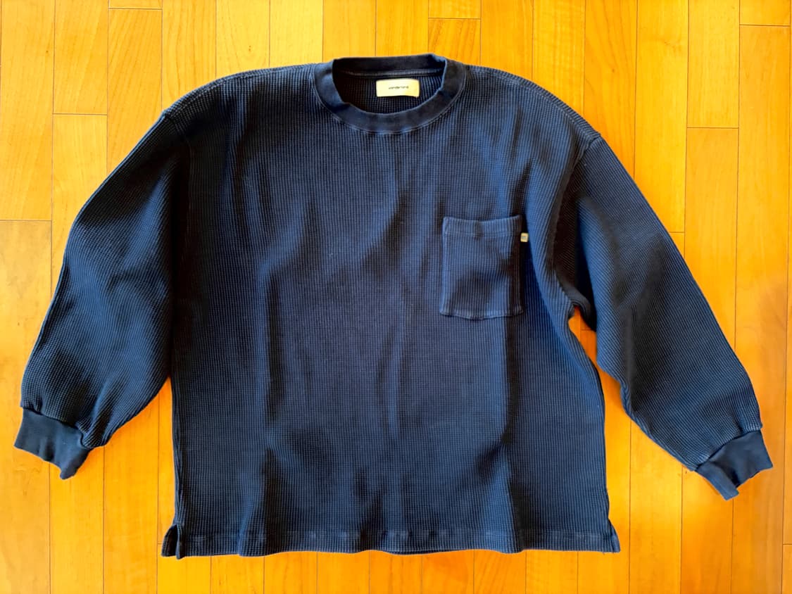 [WONDERLAND] WAFFLE L/S (DARK NAVY) 상품이미지5