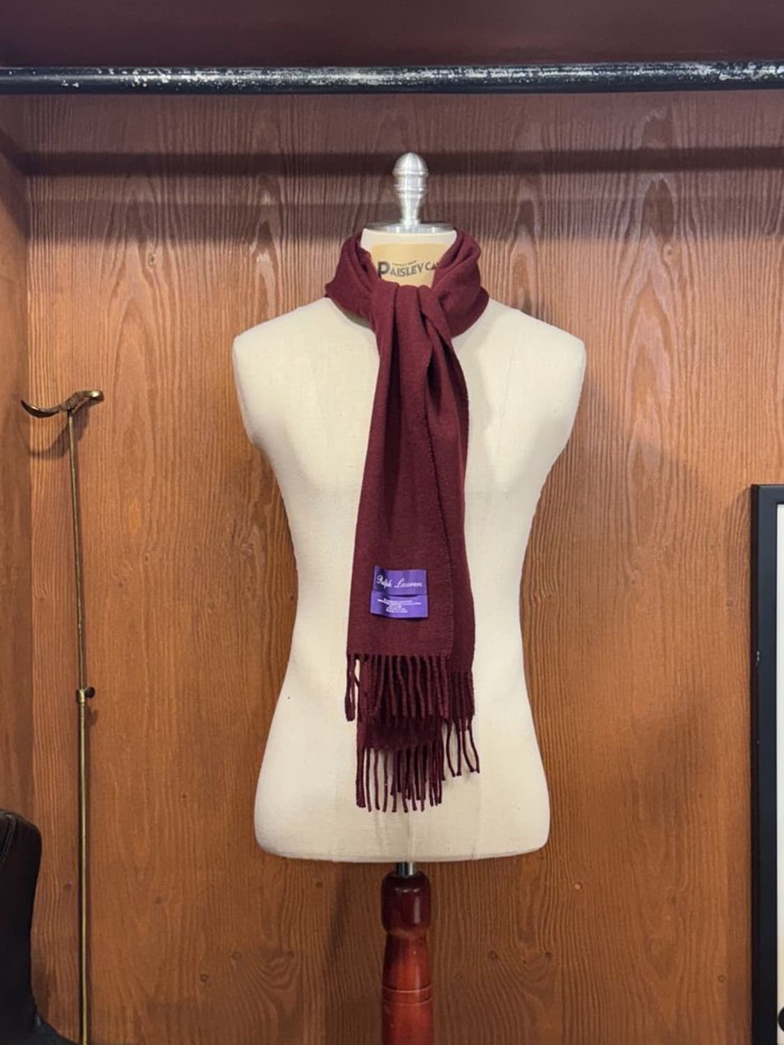 랄프로렌 퍼플라벨 캐시미어 머플러 상품이미지1