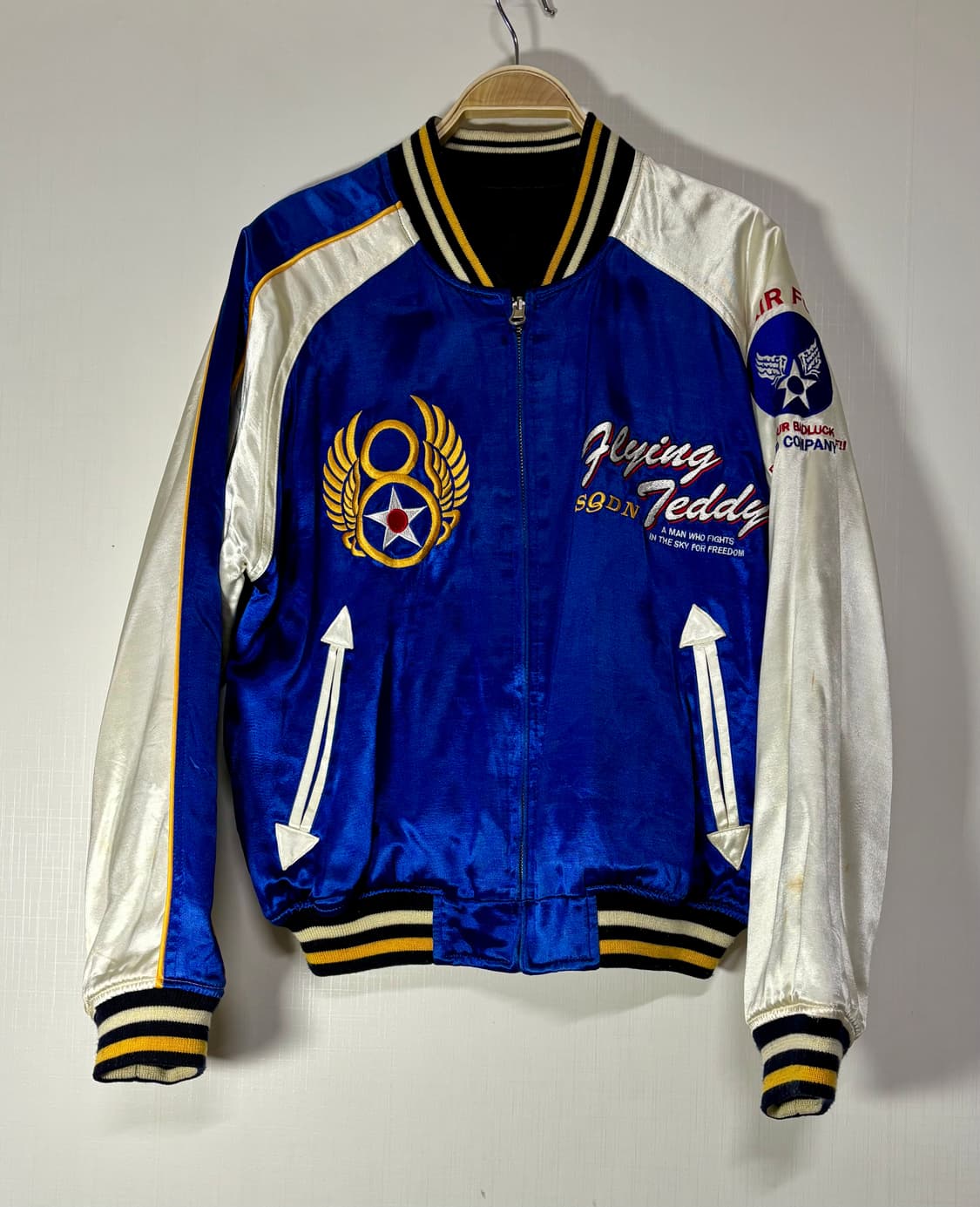 90s Ted Company 테드컴퍼니 리버시블 스카잔 바시티 자켓 상품이미지4