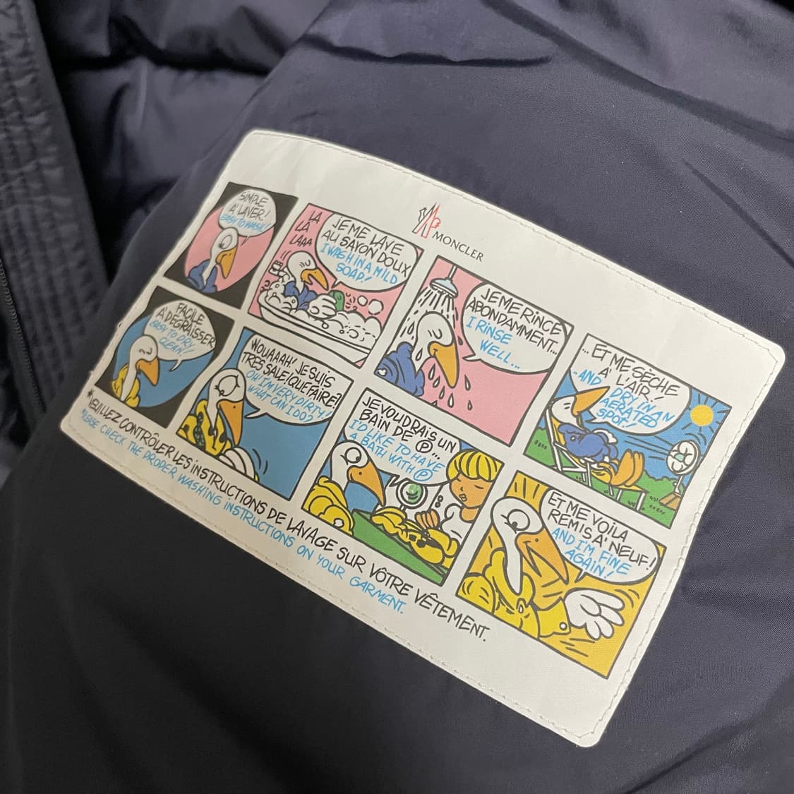 (매장판) 몽클레어 네이비 다운 패딩 4사이즈 상품이미지4