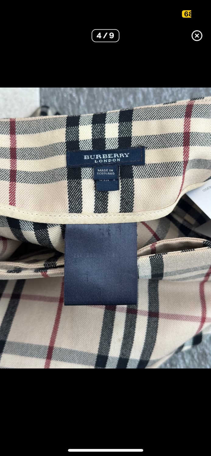 버버리 런던 체크 버클 미니스커트 랩스커트 상품이미지4