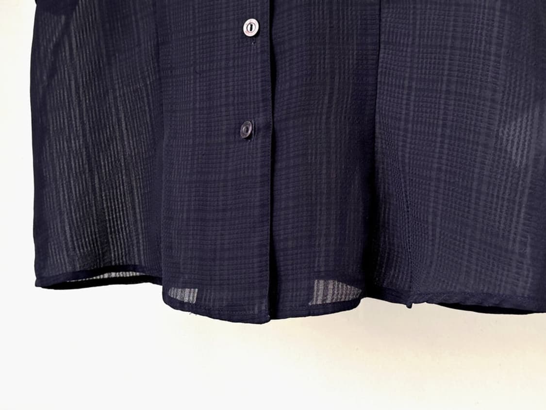 Patterned sheer loose blouse 상품이미지4