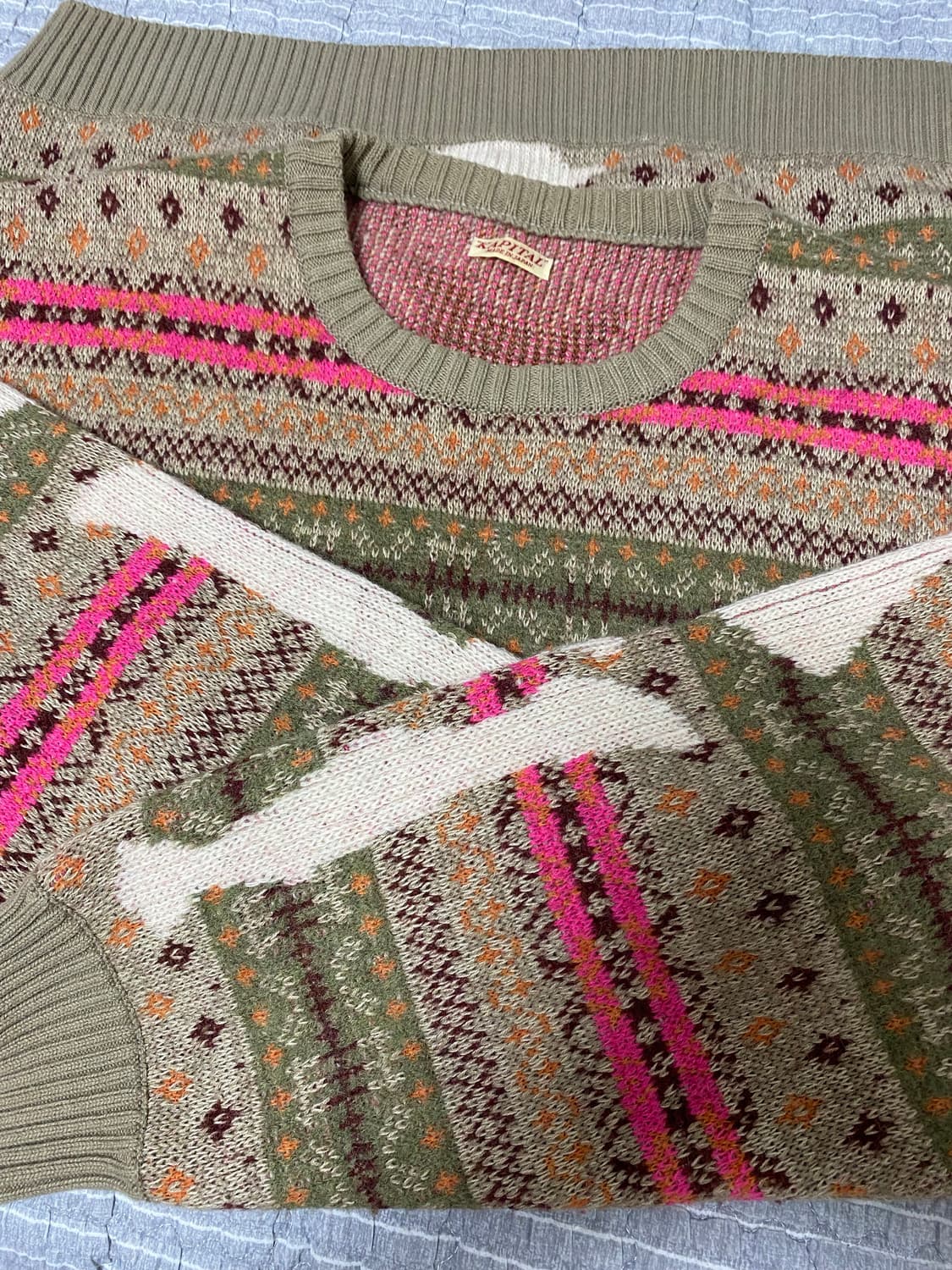 캐피탈 페어아일 본 니트 [3] 상품이미지1