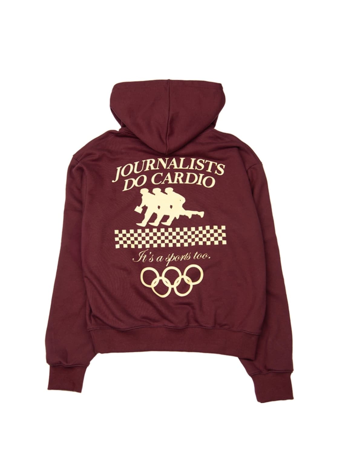 PNG JOURNAL 후드티 (bergundy) 상품이미지2