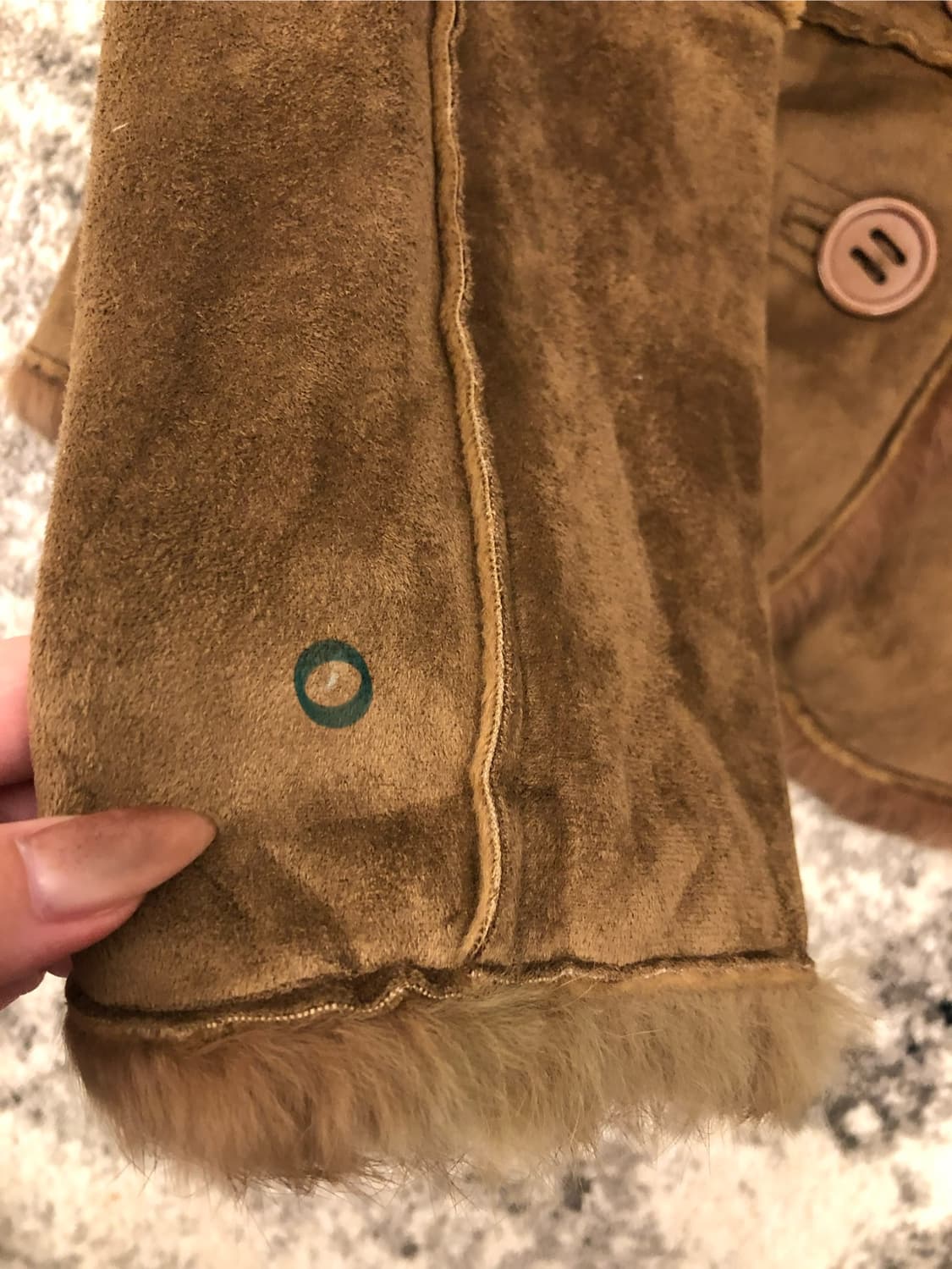 00‘s 브라운 퍼 자켓 상품이미지5