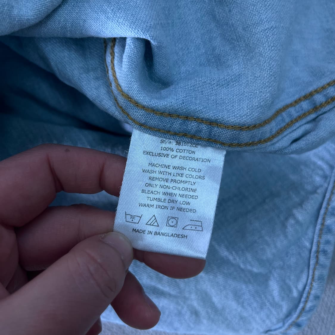 100 리바이스 데님 워크 셔츠 상품이미지6