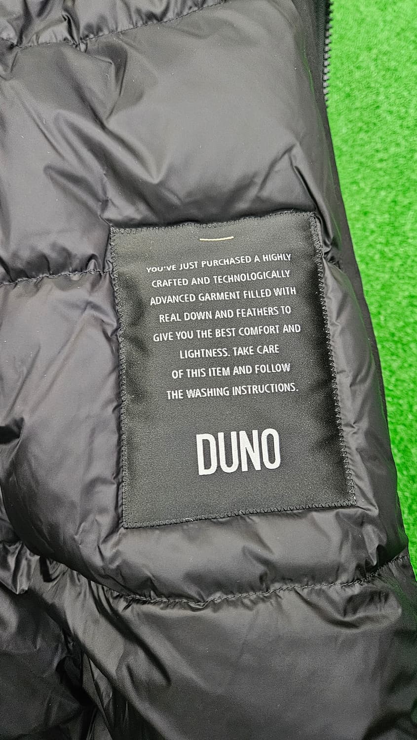 (정품) 두노 (DUNO) 블랙 벨티드 겨울덕다운롱패딩 코트 상품이미지8