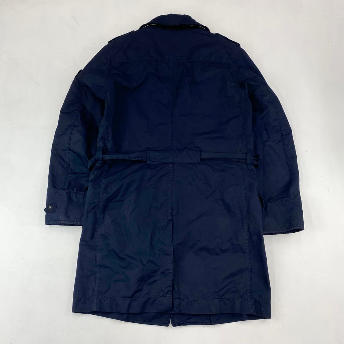 스톤아일랜드 10A/W 아카이브 네이비 트렌치 코트 (100) 상품이미지3