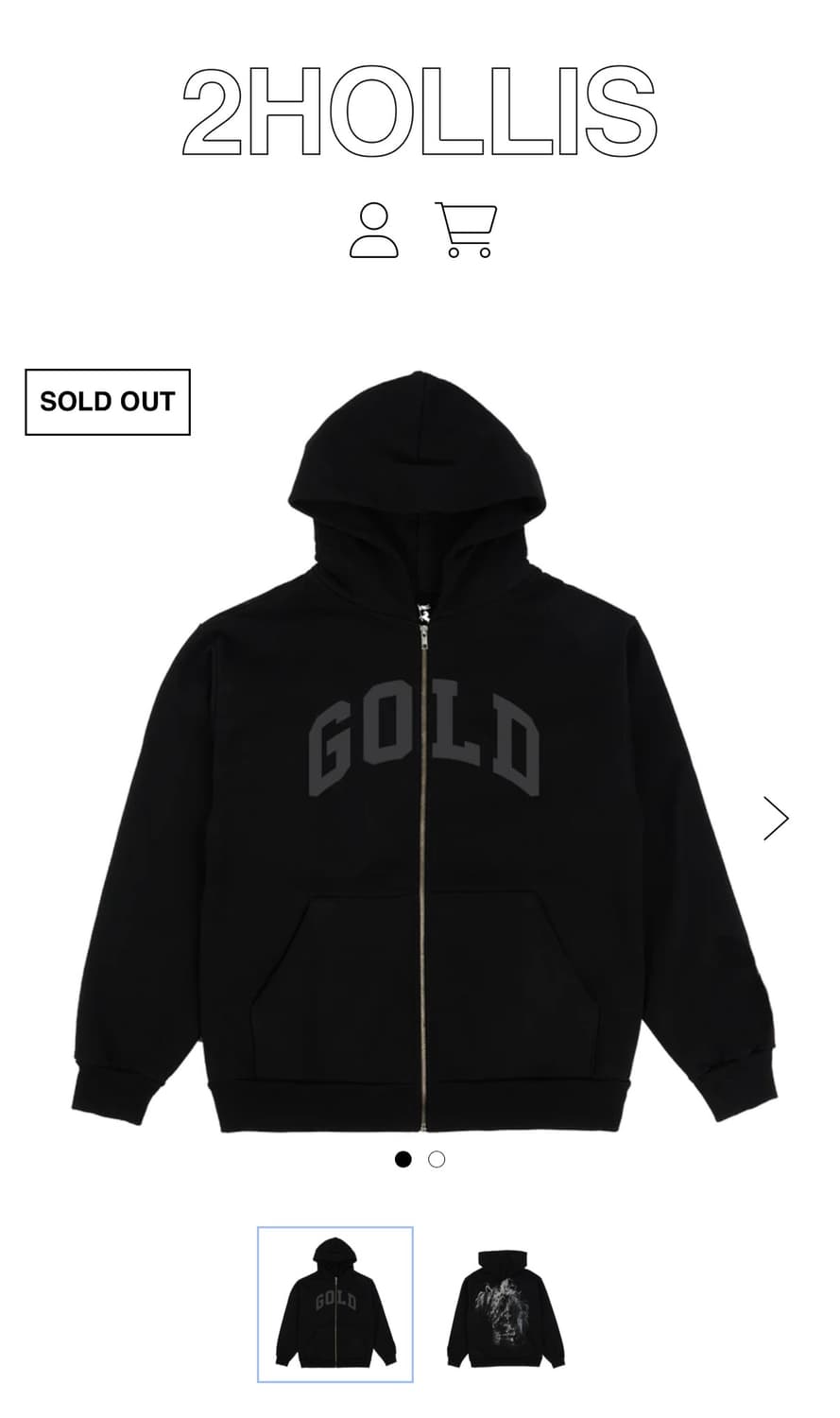 2hollis 투홀리스 gold 머천다이즈 상품이미지1