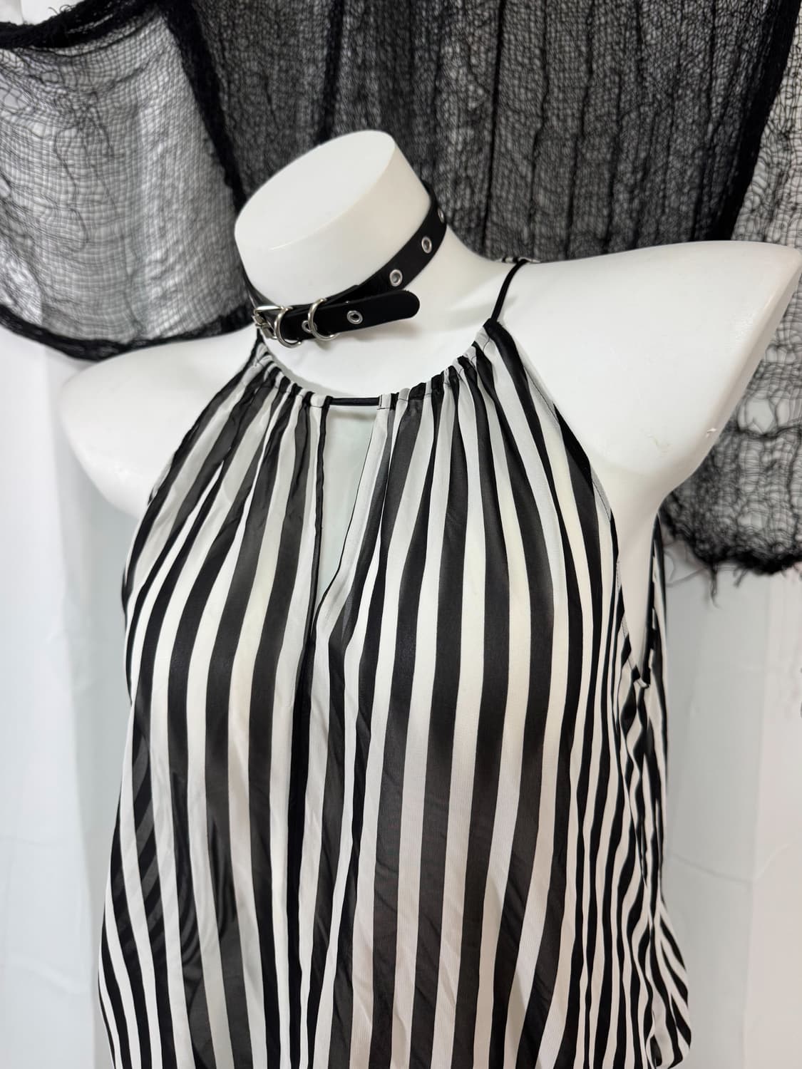 stripe detail blouse 상품이미지2