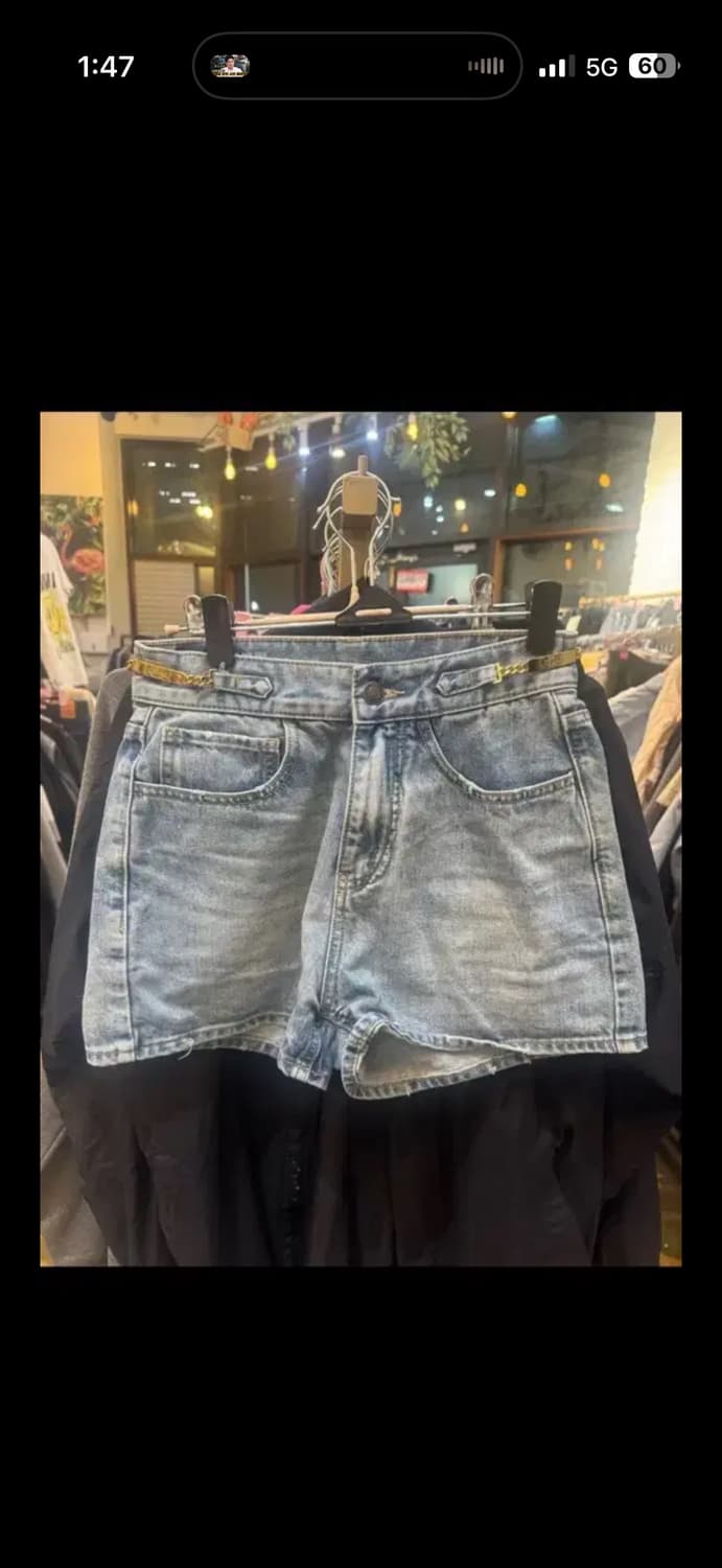 셀린느 체인 포인트 청반바지 상품이미지1