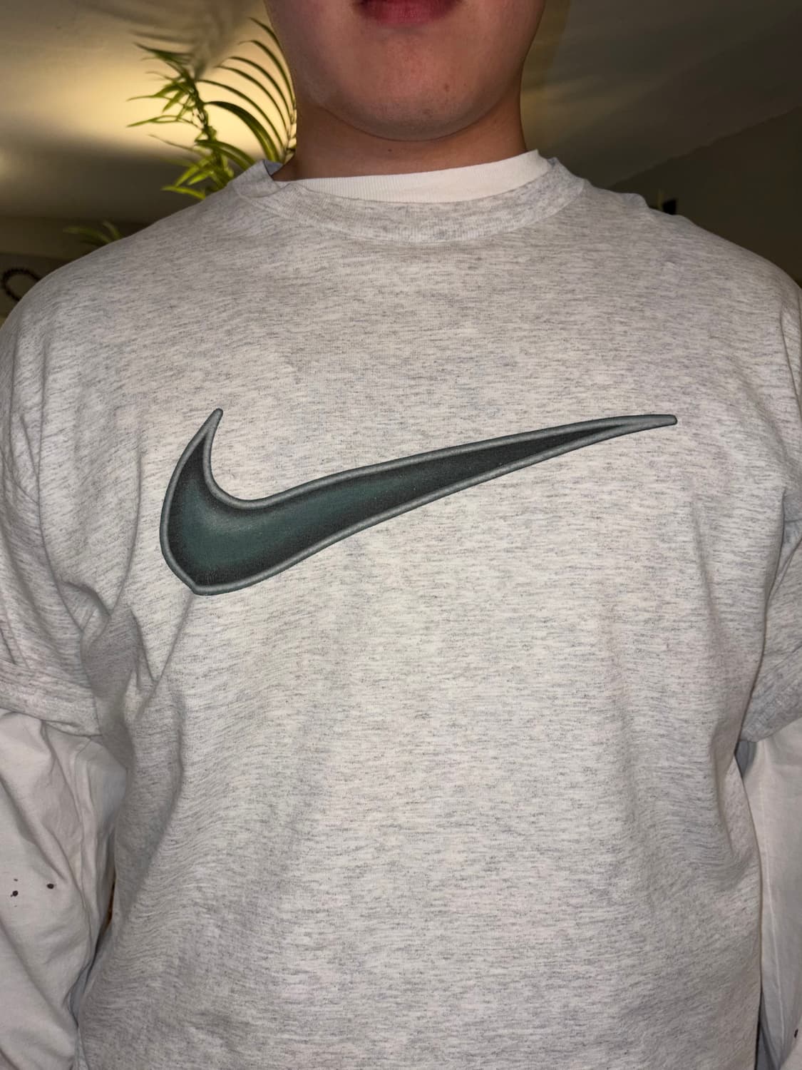 90’s Nike big swoosh logo print T-shirt  상품이미지6