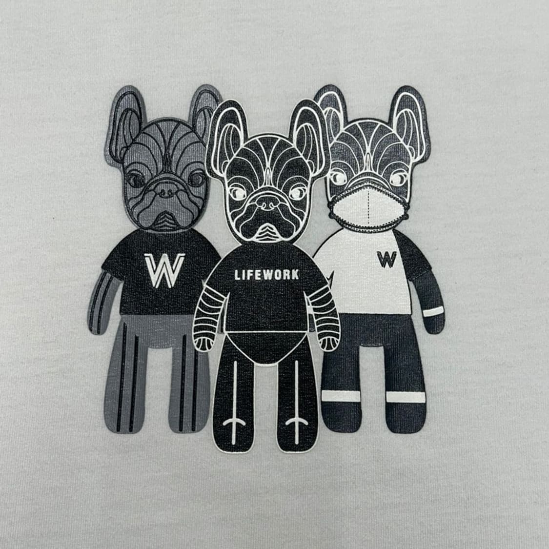 LIFEWORK 반팔티 화이트 L 상품이미지2