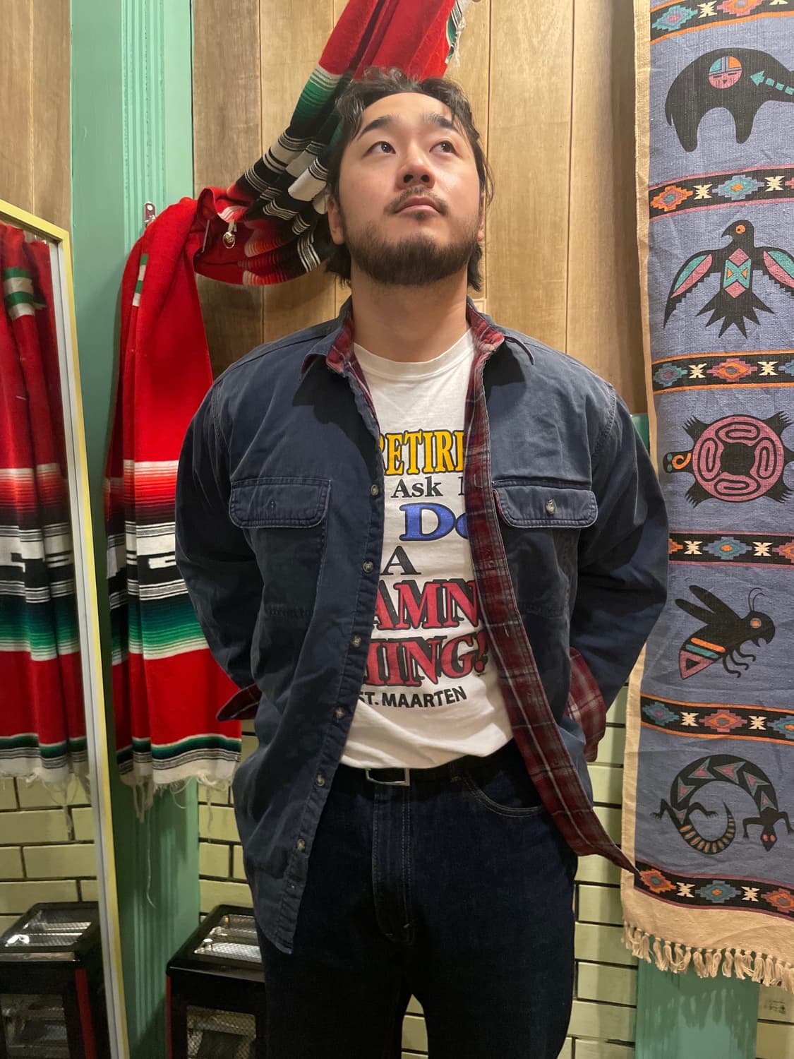 90-00s L.L.Bean Heavy Cotton Shirt 상품이미지10