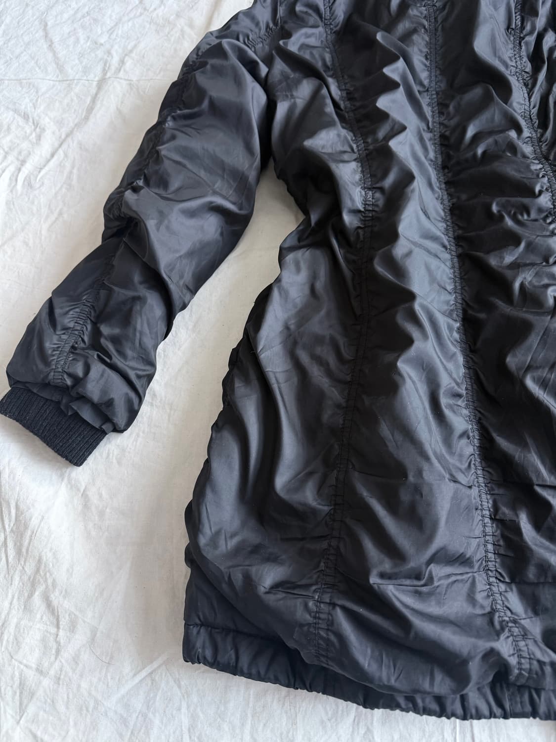 블랙 펑크 펑투케 고딕 갸루 락시크 패딩 자켓  상품이미지7