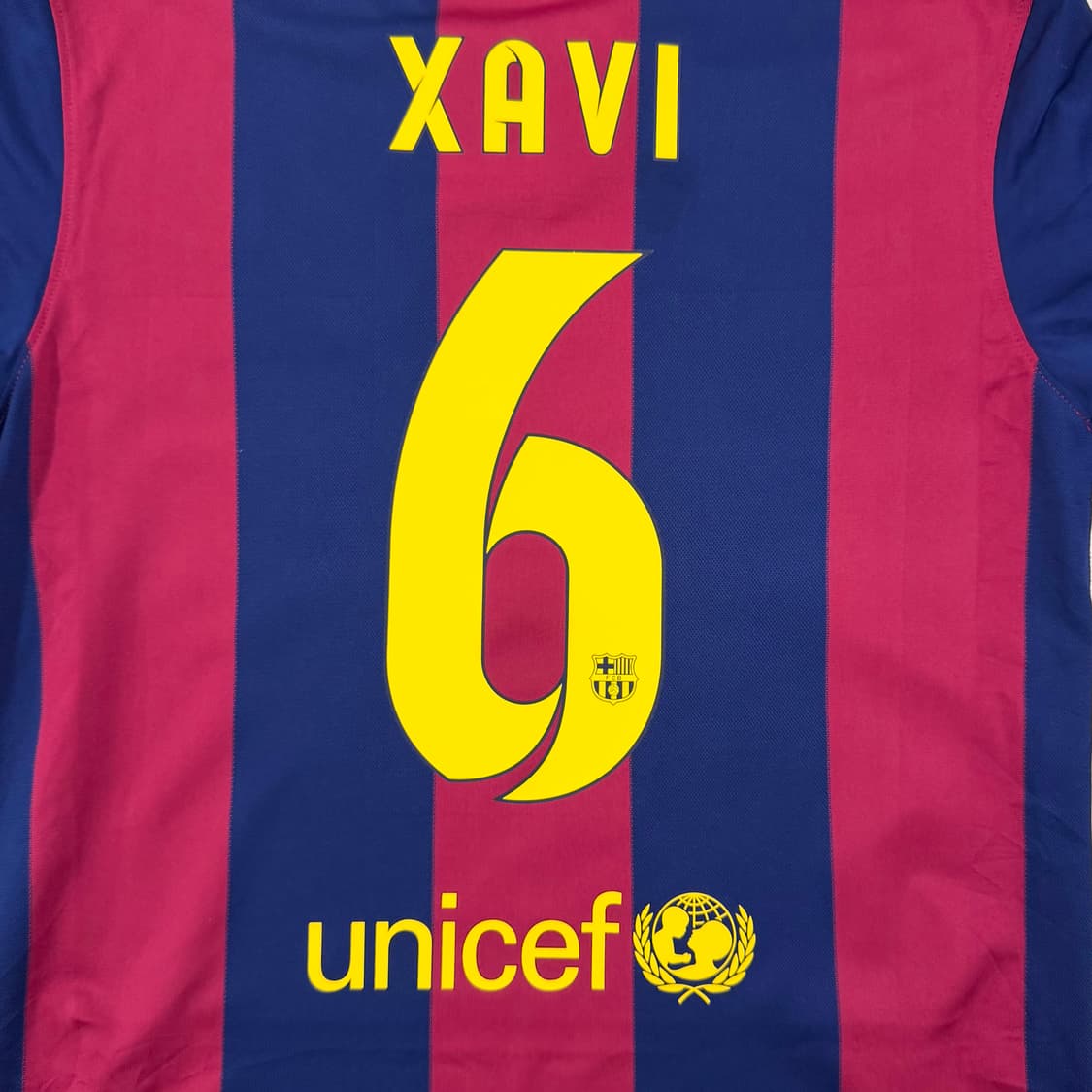 14-15 바르셀로나 홈 사비 유니폼 상품이미지2