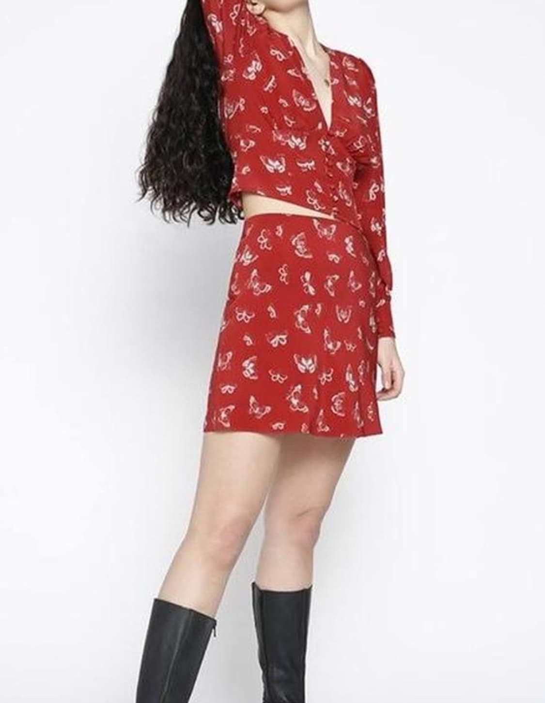 리얼리제이션 스커트 red butterfly skirt xs 상품이미지2