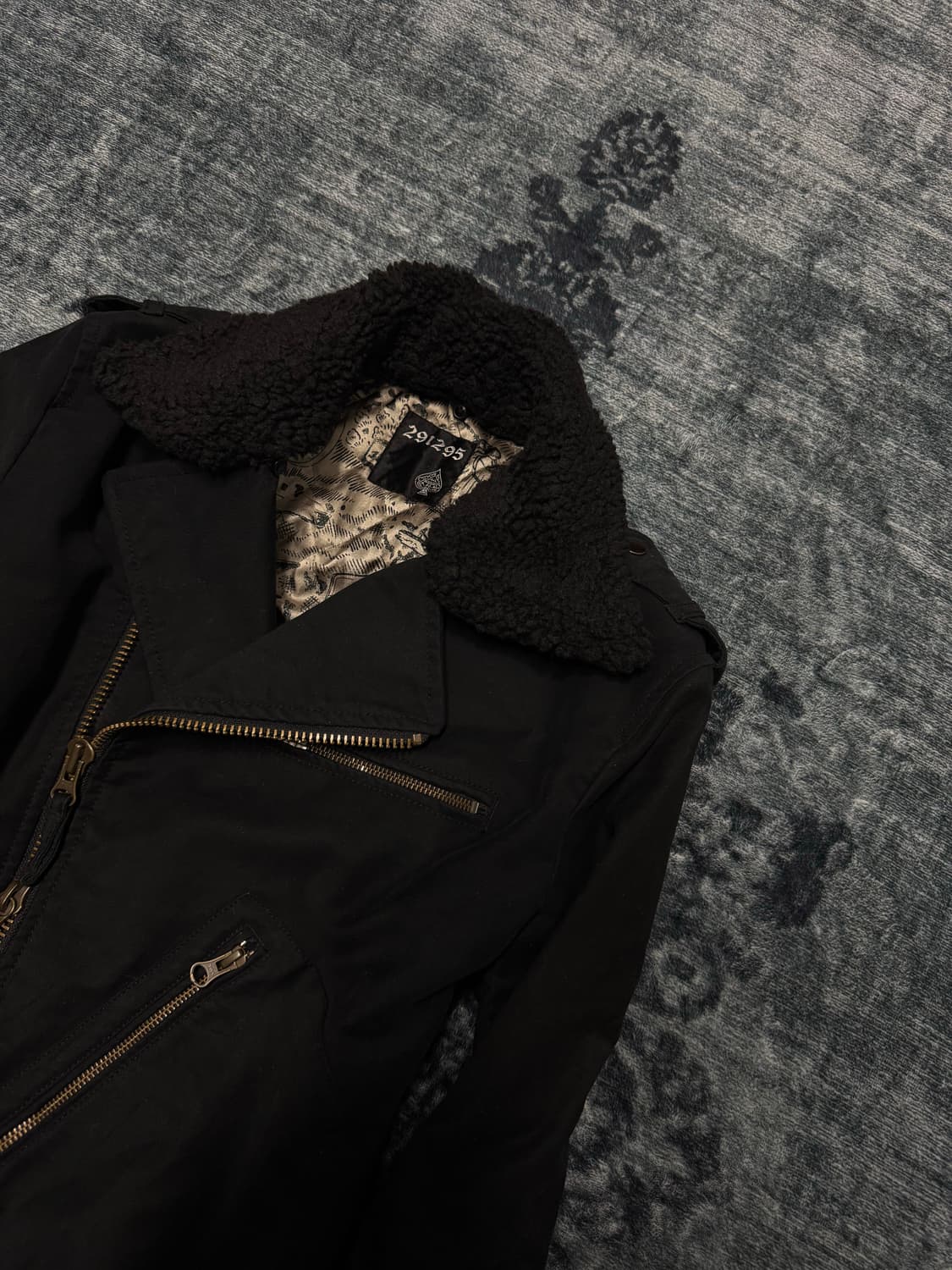 291295=homme fur rider jacket 상품이미지3